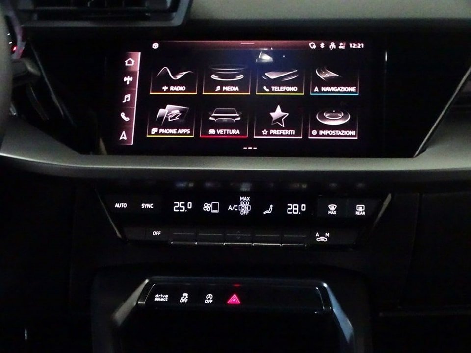 AUDI A3 SPORTBACK BLACKLINE 35 TDI 150CV S TRONIC S-LINE